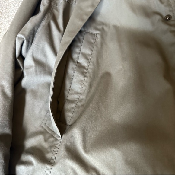 Vintage 90s Pacific Trail Jacket XXLT Outdoors Windbreaker Parka Bomber Olive - Picture 7 of 12